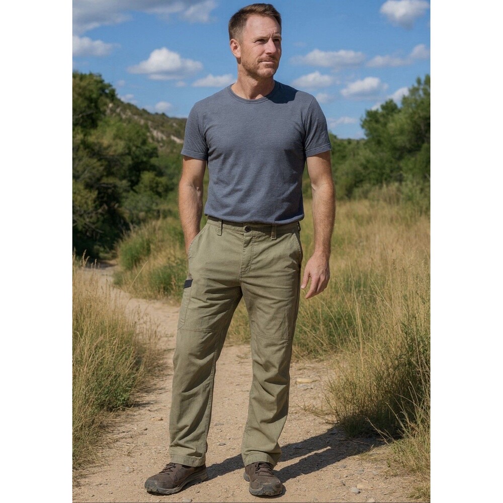 Sitka Back Forty Pants Mens 40Rx32 Khaki Brown Utility Hunting Trousers Outdoors